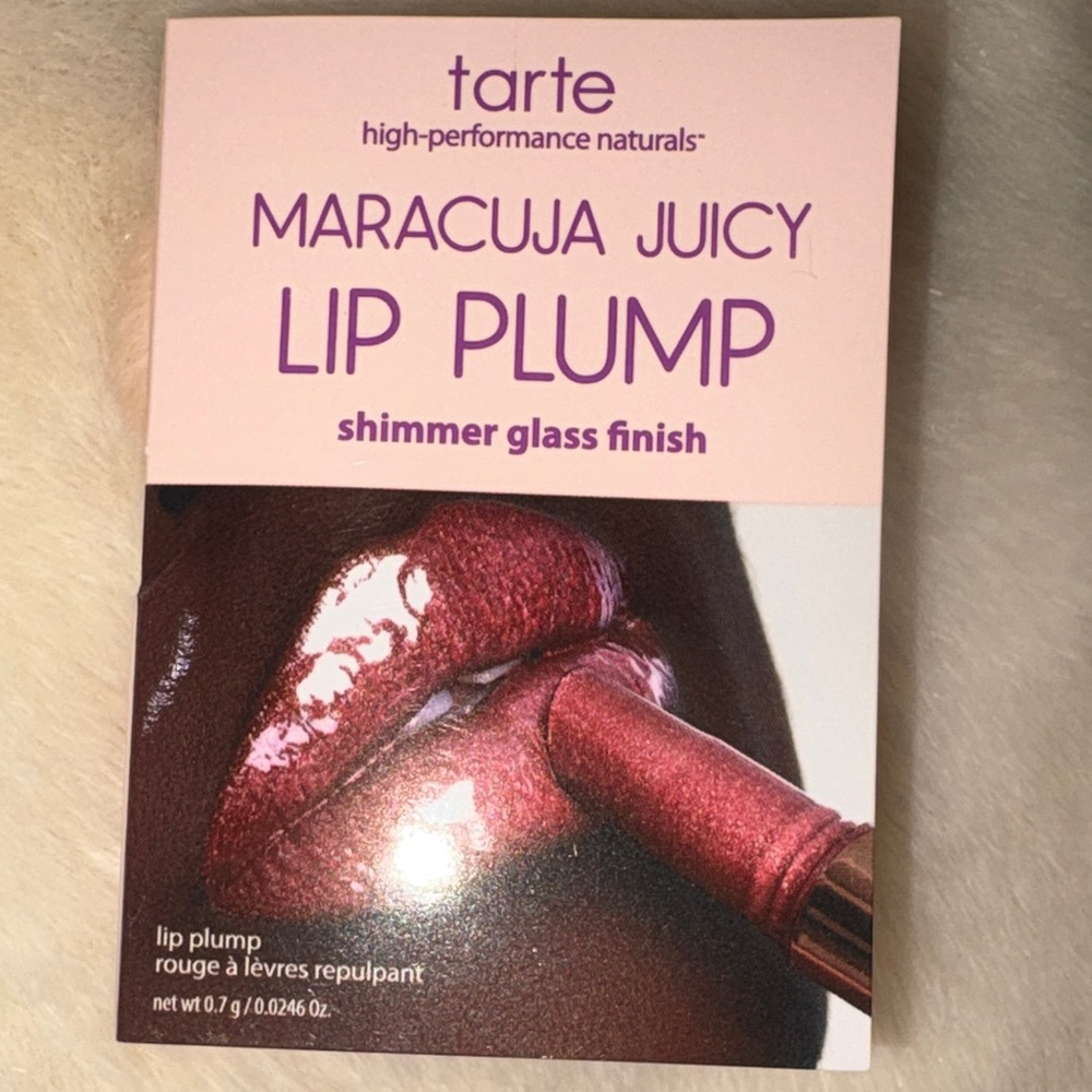 Bundle 3 for $15 tarte Maracuja Juicy Lip Plump Shimmer Glass Finish mini